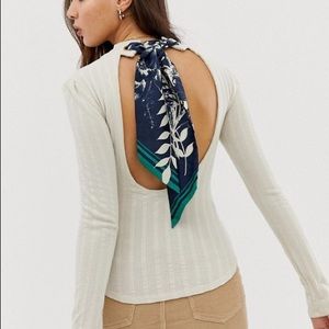 NWT! Free people party in the front top